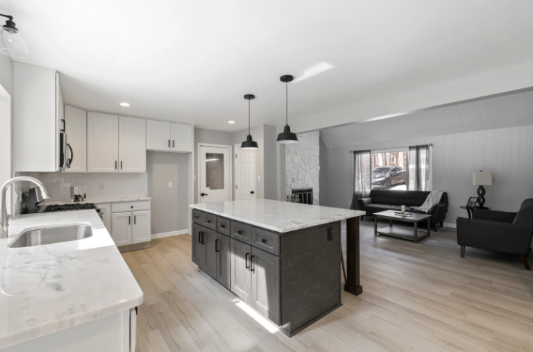 séparer une cuisine ouverte du salon