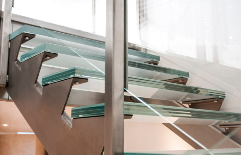 Plexiglas escalier