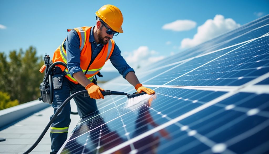découvrez le prix du nettoyage de panneaux solaires et les facteurs qui l'influencent pour optimiser l'efficacité de votre installation solaire.
