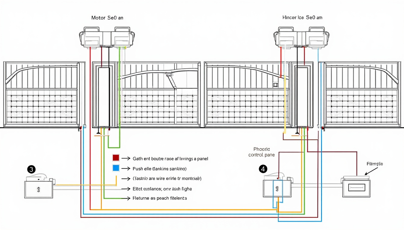 découvrez un guide complet sur le schéma de portail électrique, incluant le câblage et les étapes d'installation pour un fonctionnement optimal.